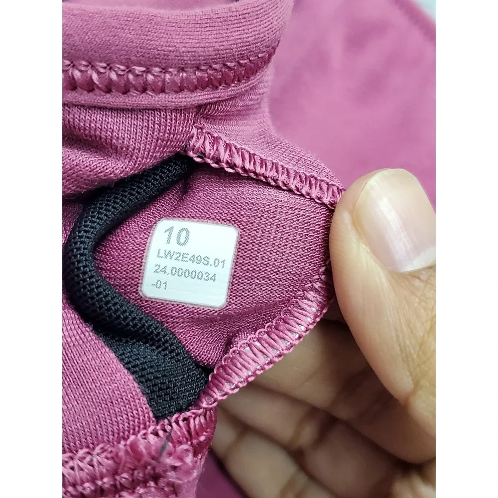 Lululemon Women Bra 10 Purple Align Sweetheart Bralette Wireless